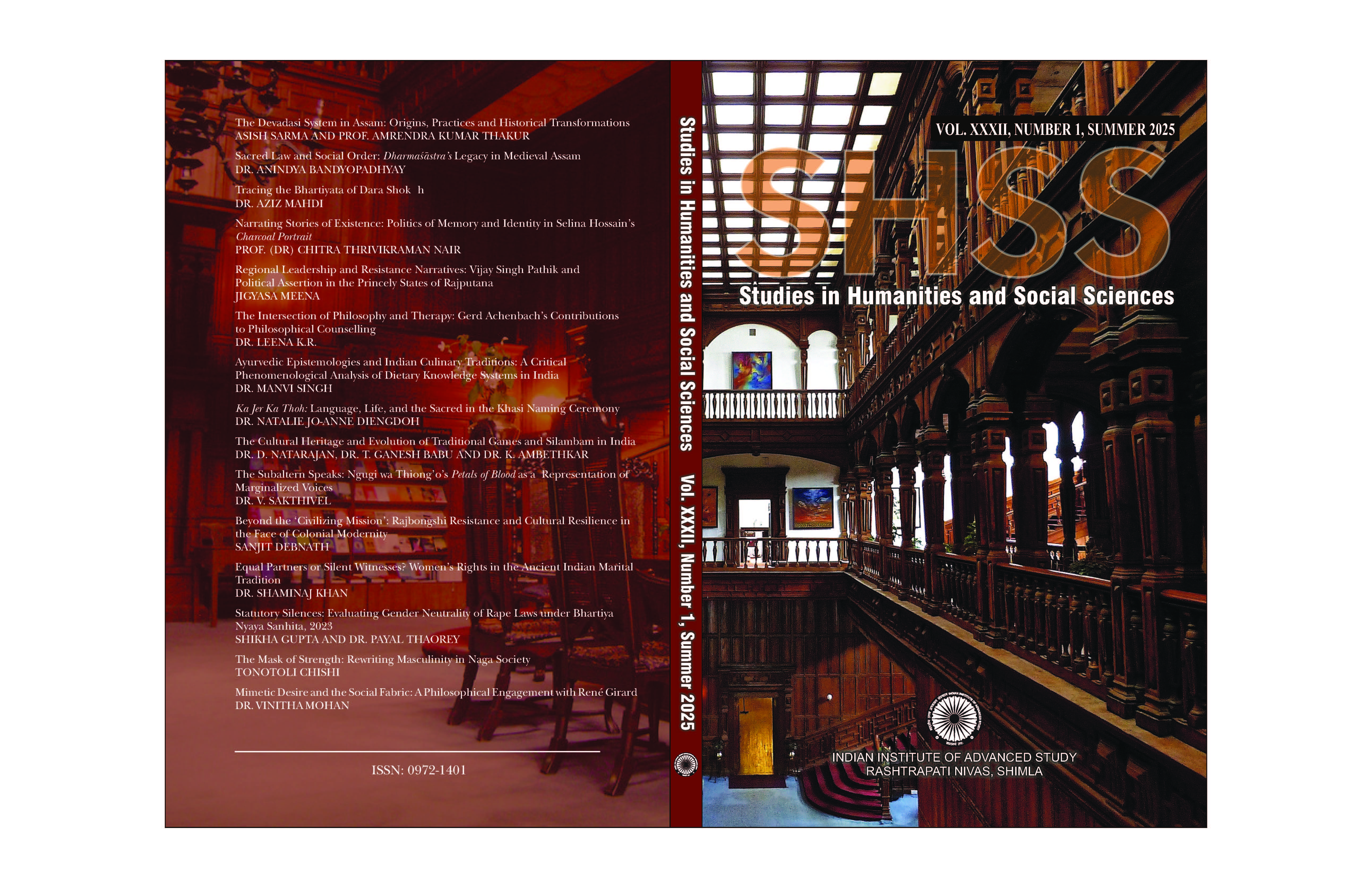 					View Vol. 32 No. 1 (2025): Studies in Humanities and Social Sciences
				